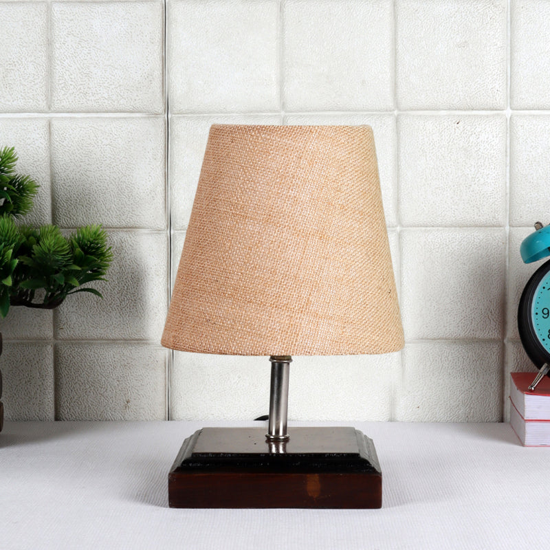 Table Lamp - Niksha Table Lamp With Jute Shade - Beige