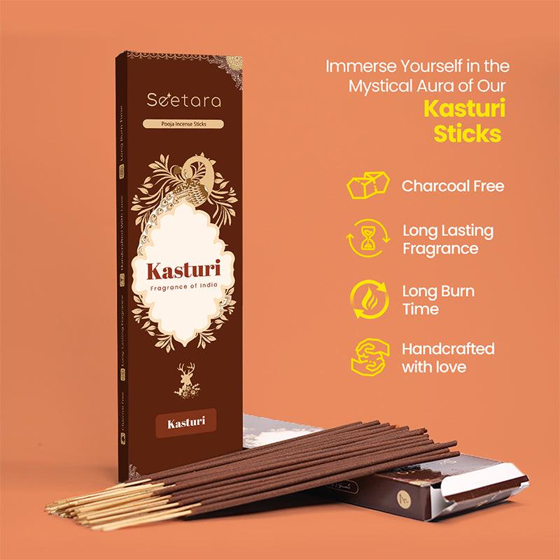 Buy Urvi Kasthuri Scented Incense Stick Incense Sticks & Cones from Vaaree