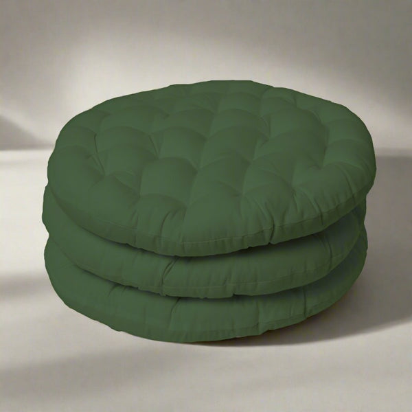 Buy Gloria Floor Cushion (Light Green) - Set Of Three Floor Cushions from Vaaree