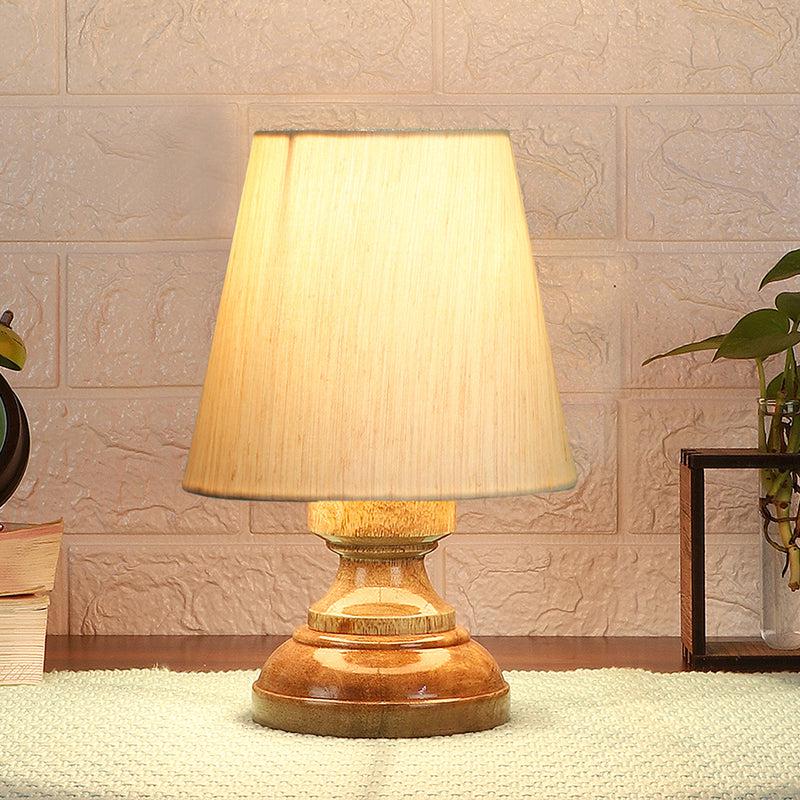 Buy Harolda Table Lamp - Off White Table Lamp from Vaaree