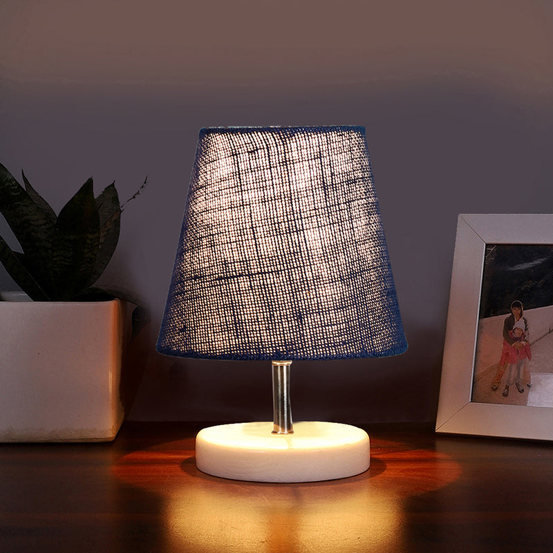 Table Lamp - Vero Table Lamp With Jute Shade - Blue