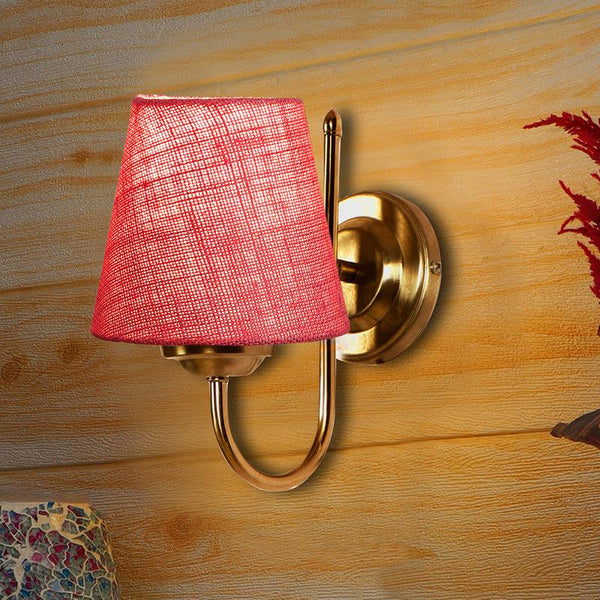 Buy Altura Conical Wall Lamp - Pink Wall Lamp from Vaaree