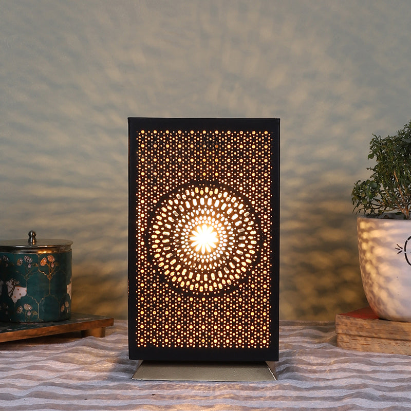 Table Lamp - Anura Etched Floral Table Lamp