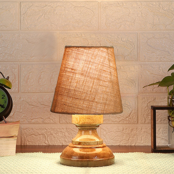 Table Lamp - Harolda Table Lamp With Jute Shade - Beige