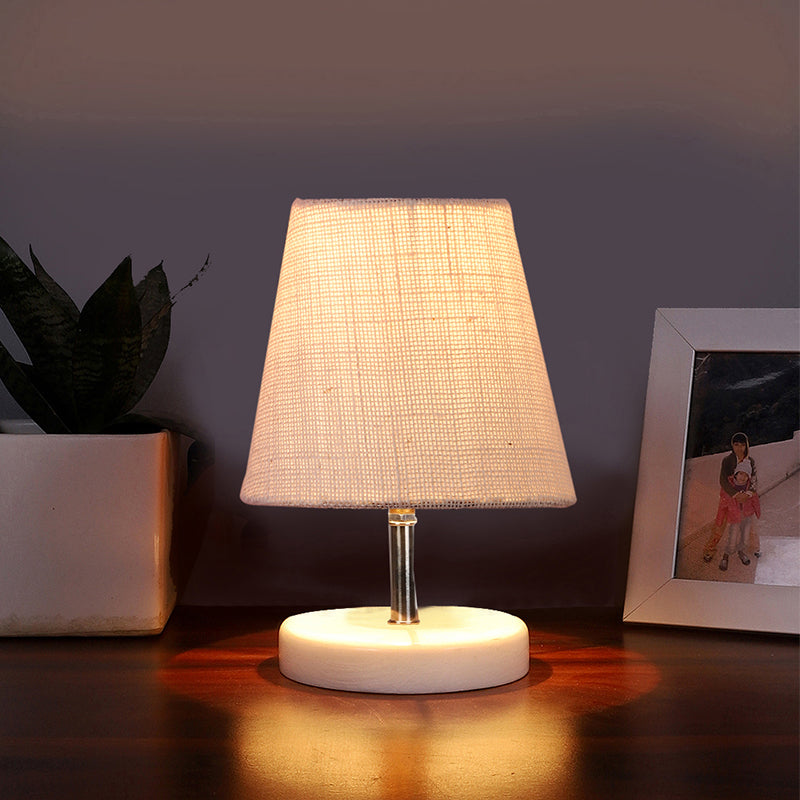 Table Lamp - Vero Table Lamp With Jute Shade - White