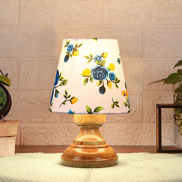 Table Lamp - Harolda Blue Fleur Table Lamp