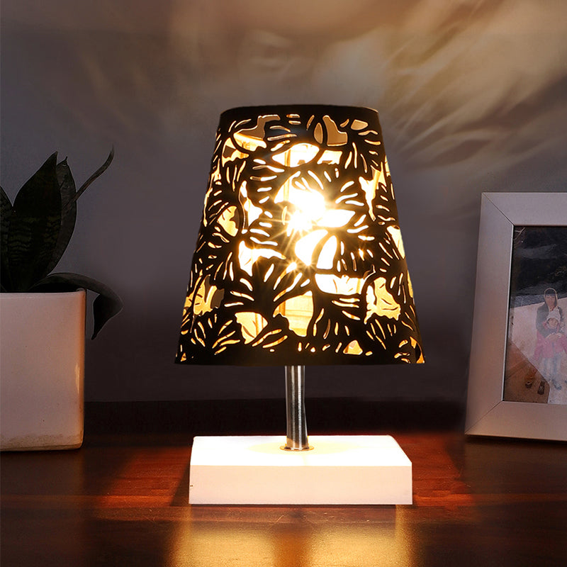 Table Lamp - Alsa Flora Etched Table Lamp