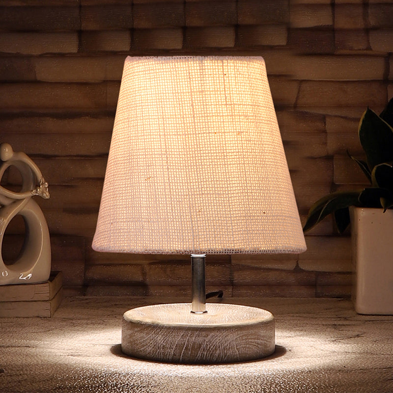 Table Lamp - Renvo Table Lamp With Jute Shade - White