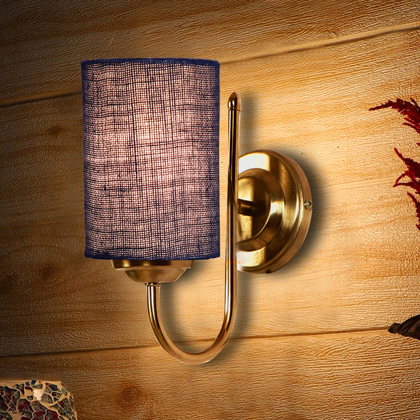 Buy Altura Cylindrical Wall Lamp - Blue Wall Lamp from Vaaree