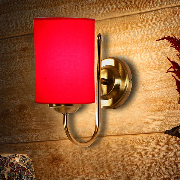 Buy Altura Cylindrical Wall Lamp - Red Wall Lamp from Vaaree