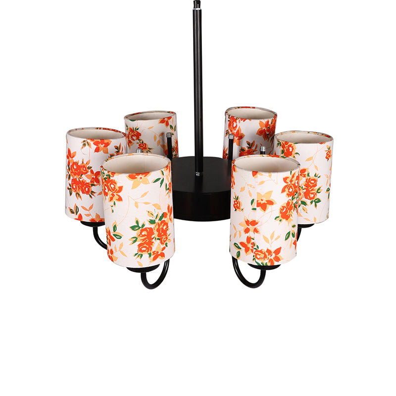 Ceiling Lamp - Ibis Flora Cylindrical Viya Chandelier