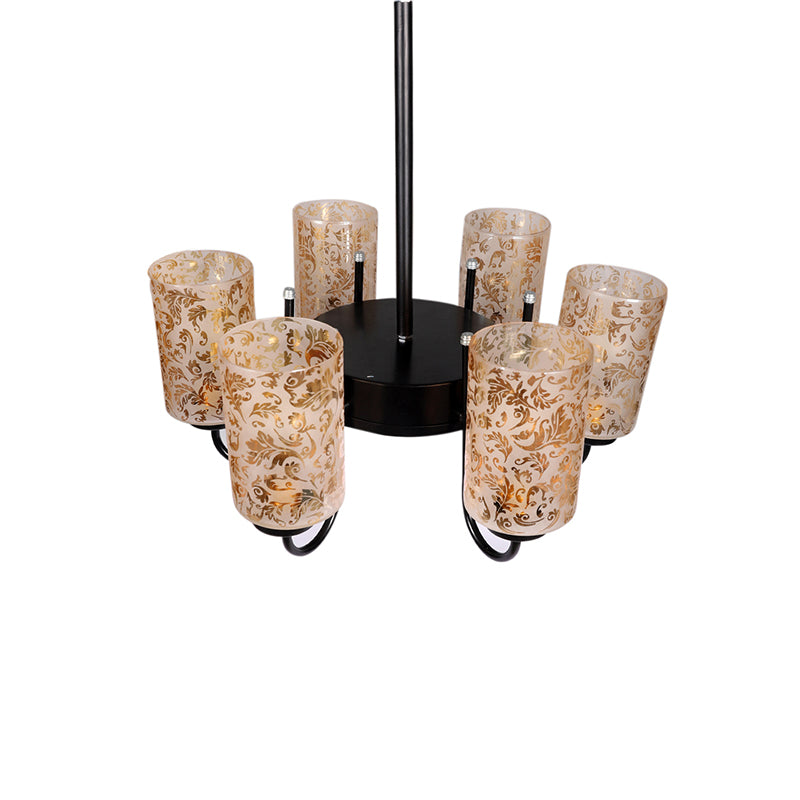 Buy Floral Mist Glass Viya Chandelier Ceiling Lamp from Vaaree