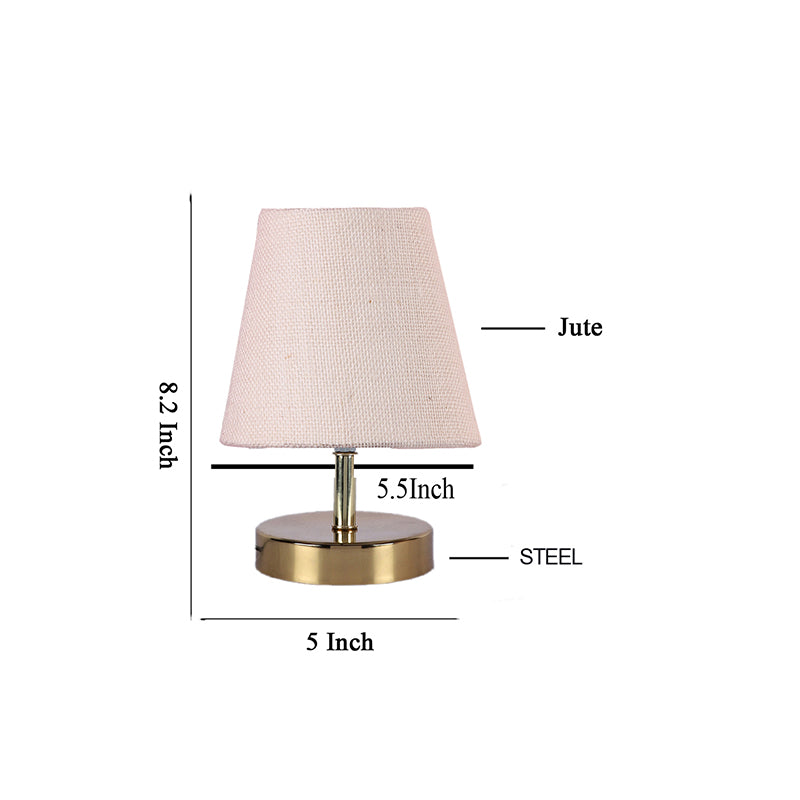 Table Lamp - Alba Table Lamp With Jute Shade - White