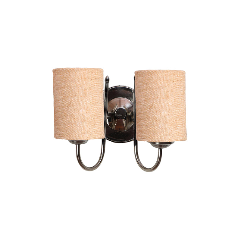 Wall Lamp - Veda Duo Cylindrical Wall Lamp - Beige