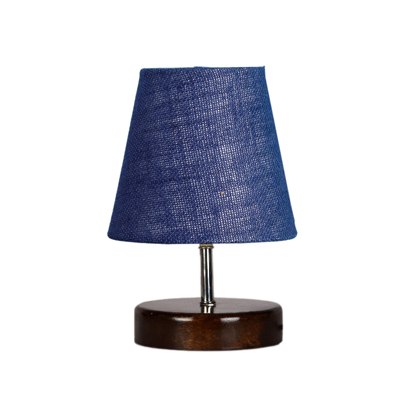 Table Lamp - Mita Table Lamp With Jute Shade - Blue