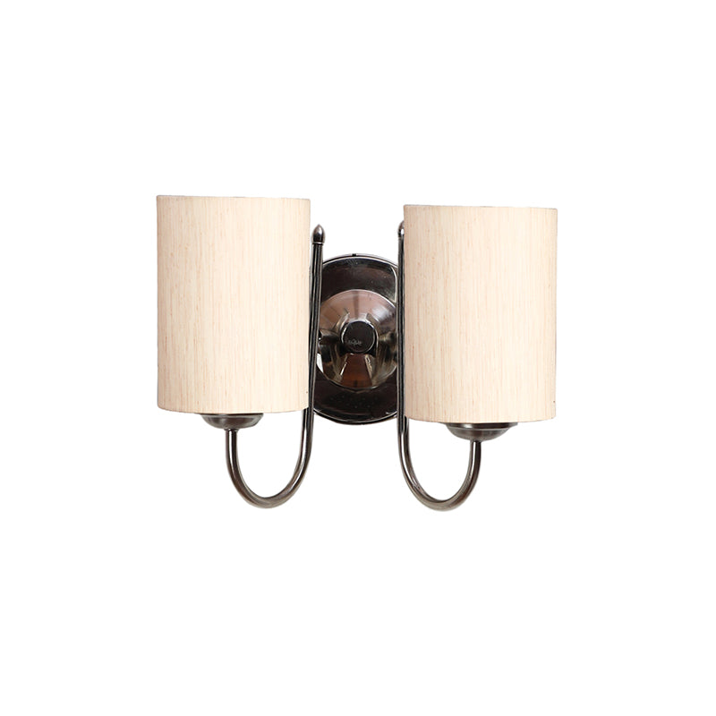 Wall Lamp - Veda Duo Cylindrical Wall Lamp - Off White