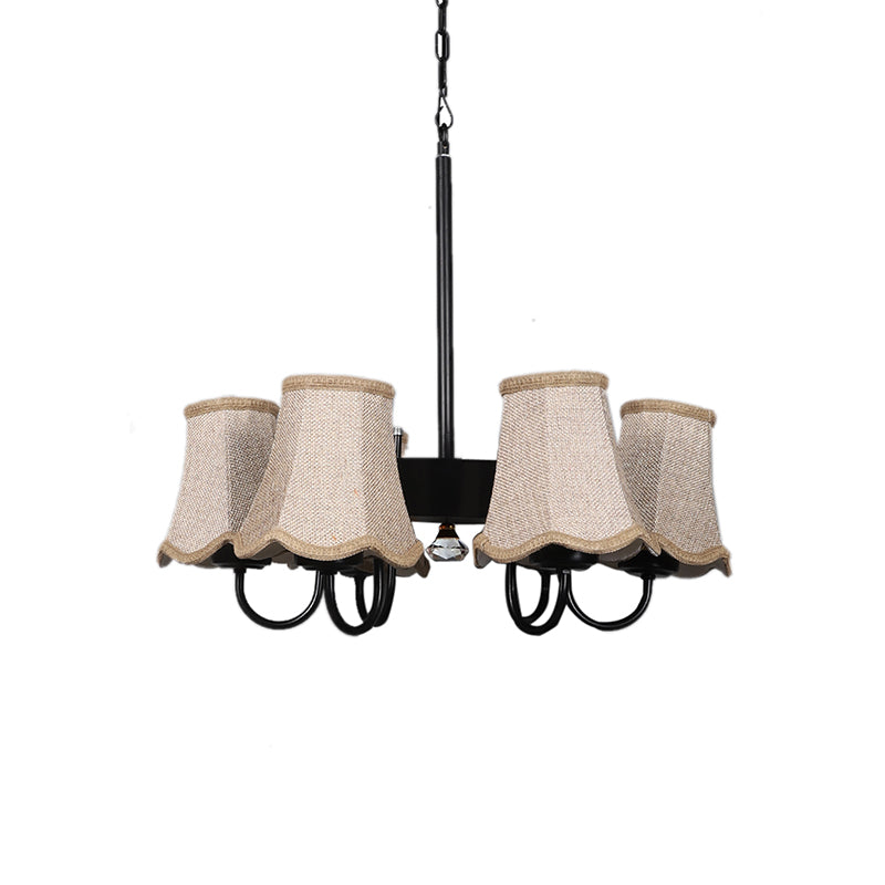 Ceiling Lamp - Bella Conical Viya Chandelier - Beige