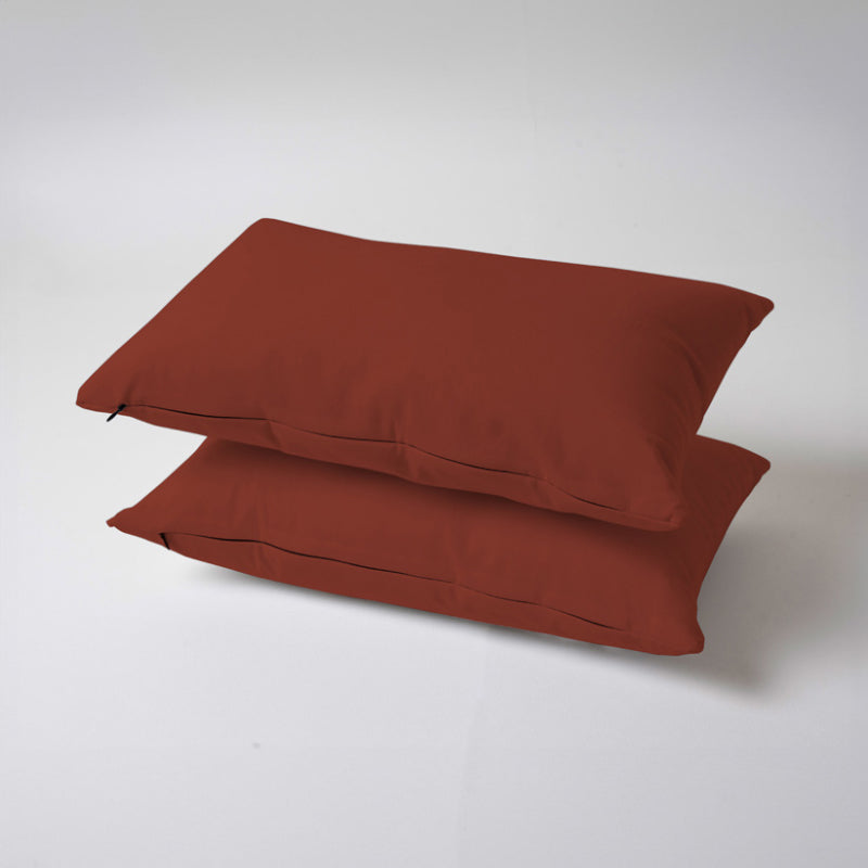 Buy Leslie Sofa Cushion (Terracotta Brown) - Set Of Two Cushions from Vaaree