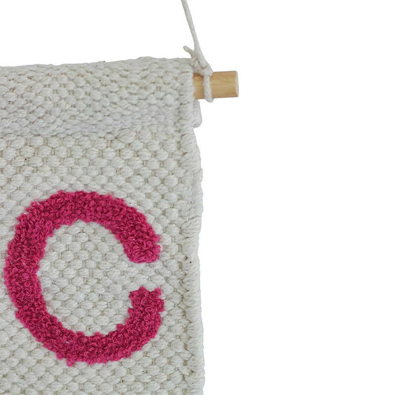 Wall Tapestry - C Monogram Mini Wall Hanging