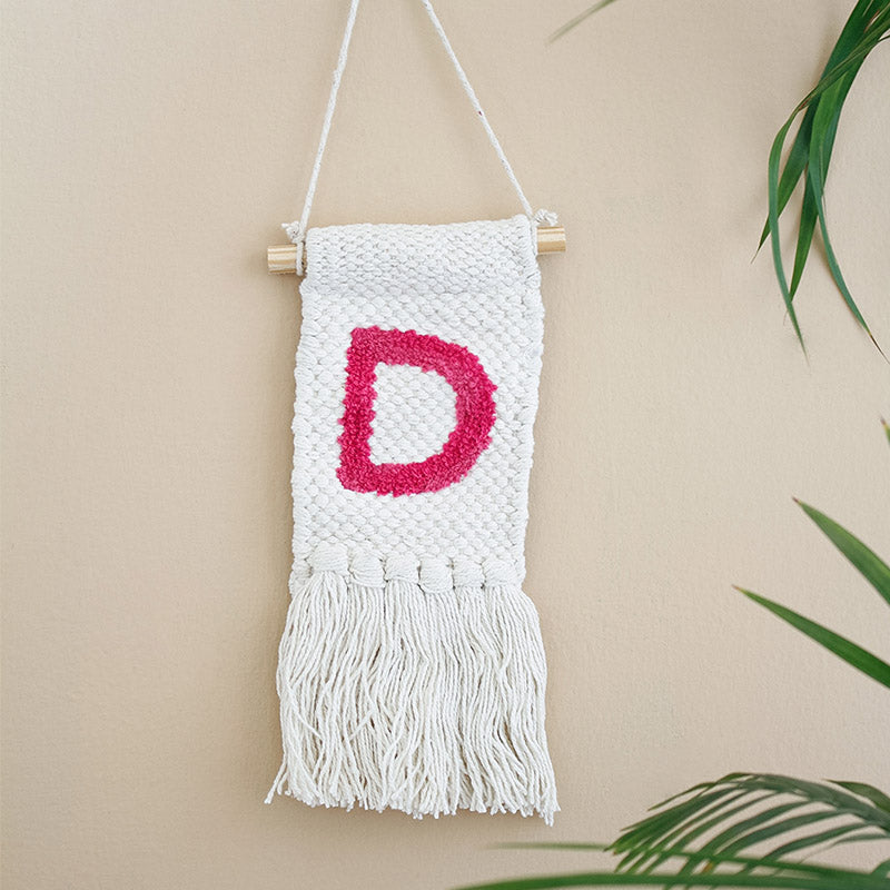 Buy D Monogram Mini Wall Hanging Wall Tapestry from Vaaree