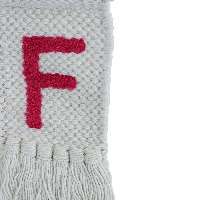 Wall Tapestry - F Monogram Mini Wall Hanging