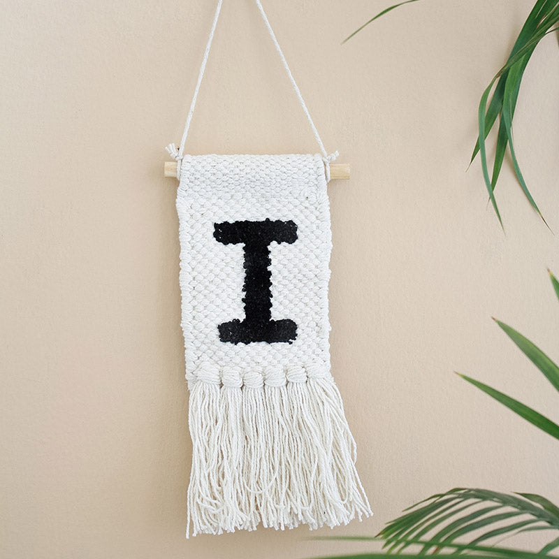 Buy I Monogram Mini Wall Hanging Wall Tapestry from Vaaree