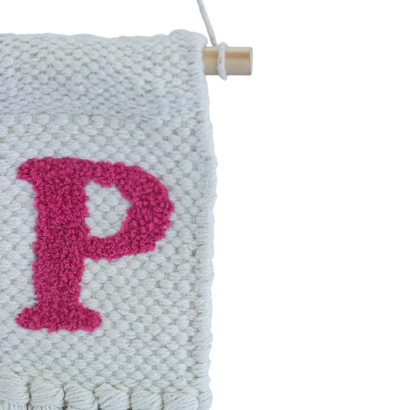 Wall Tapestry - P Monogram Mini Wall Hanging