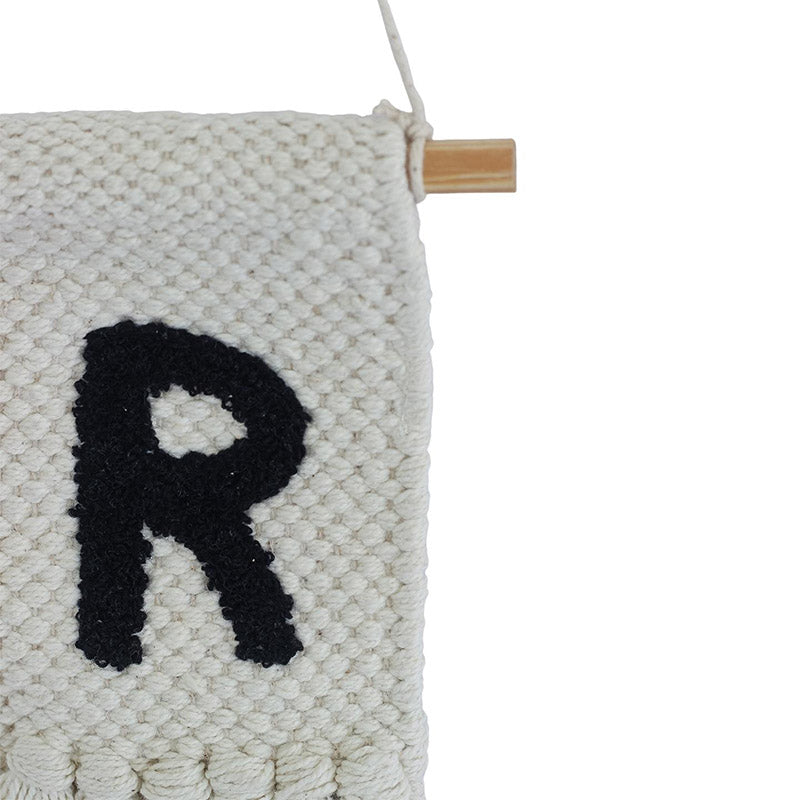 Wall Tapestry - R Monogram Mini Wall Hanging