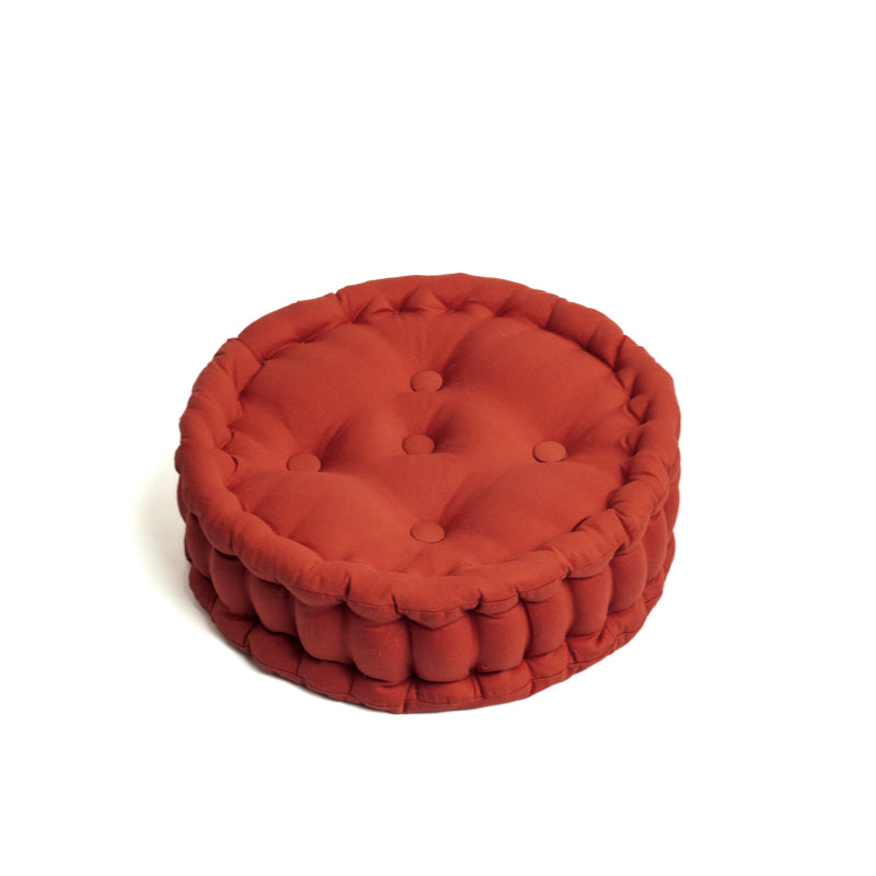 Buy Aidan Floor Cushion (Terracotta Brown) - Set Of Two Floor Cushions from Vaaree