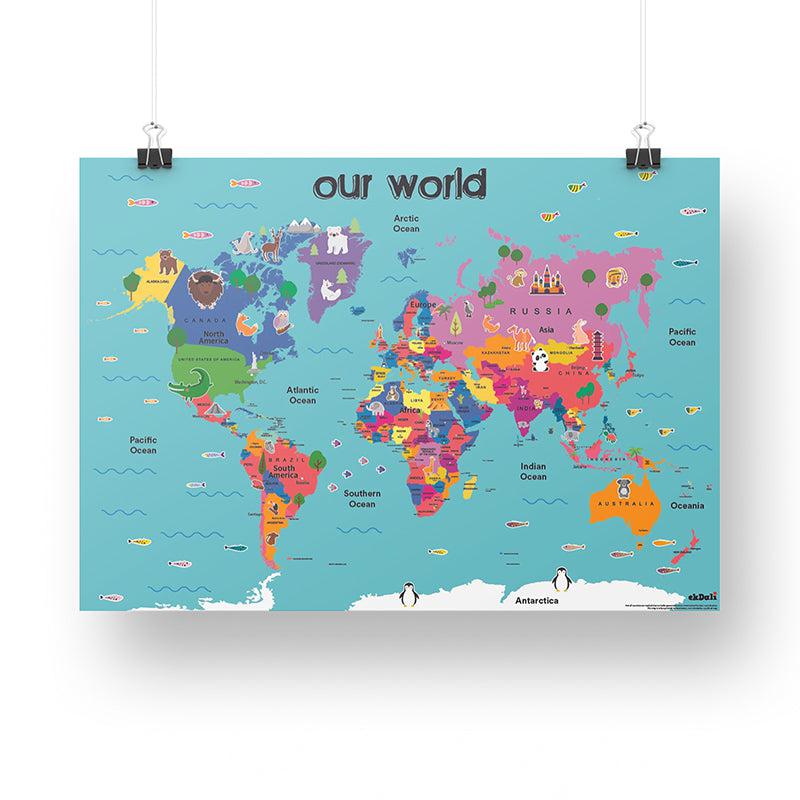 Buy World Gallivanter Wall Poster Wall Poster from Vaaree