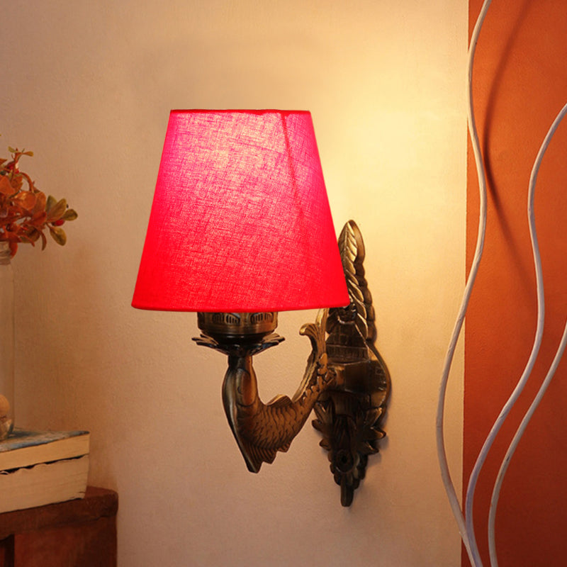 Wall Lamp - Ziada Stiva Conical Wall Lamp - Red