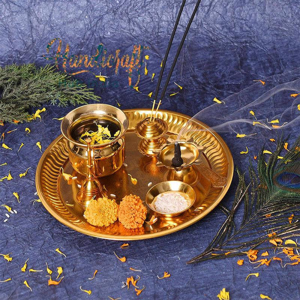 Buy Saanvi Pooja Thali Set Pooja Thali & Sets from Vaaree