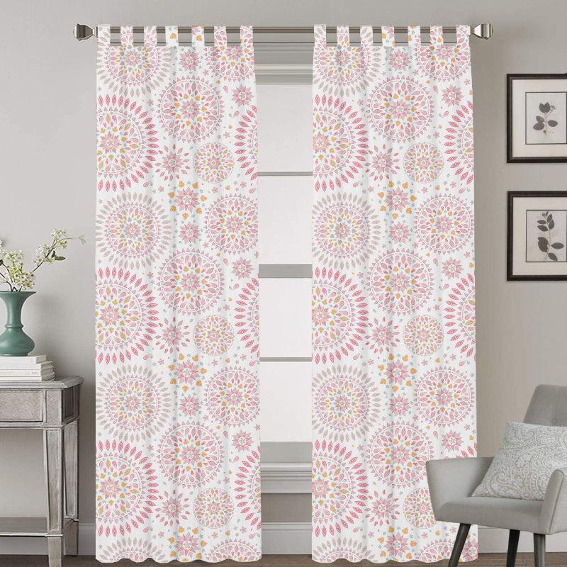 Buy Mandala Tab Top Medium Width Curtain Curtains from Vaaree