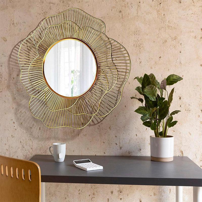 Buy Floro Finesse Wall Mirror Wall Mirror from Vaaree