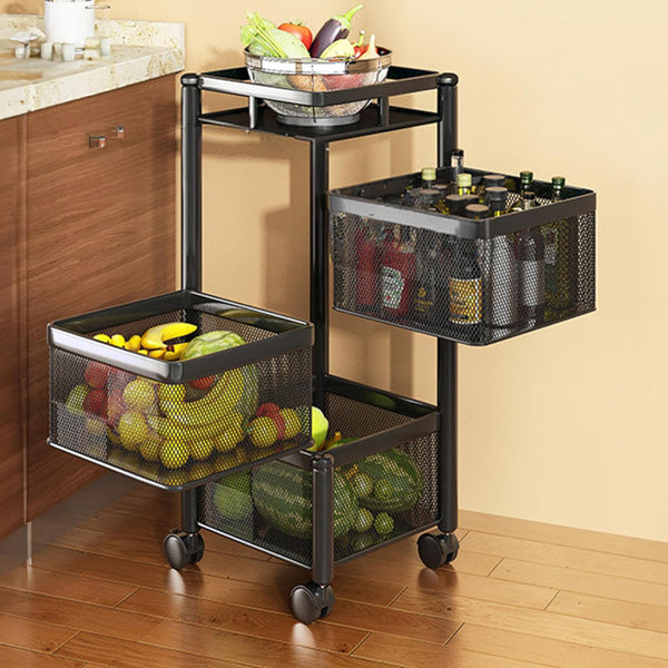 Racks - Tidy Mate Three Layer Corner Storage Rack With Wheels