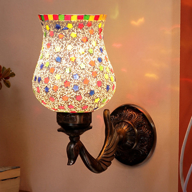 Wall Lamp - Ekta Retro Mosaic Wall Lamp