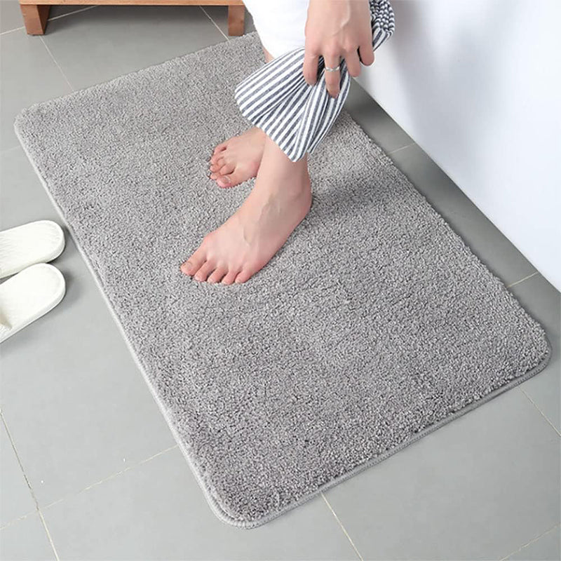 Buy Lois Anti Skid Bath Mat - Grey Bath Mats from Vaaree