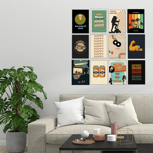 Wall Poster - Retro Ramp Wall Poster - Set Of Twelve