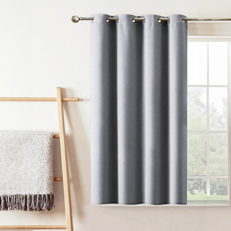 Curtains - Dwina Solid Blackout Curtain - Dark Grey