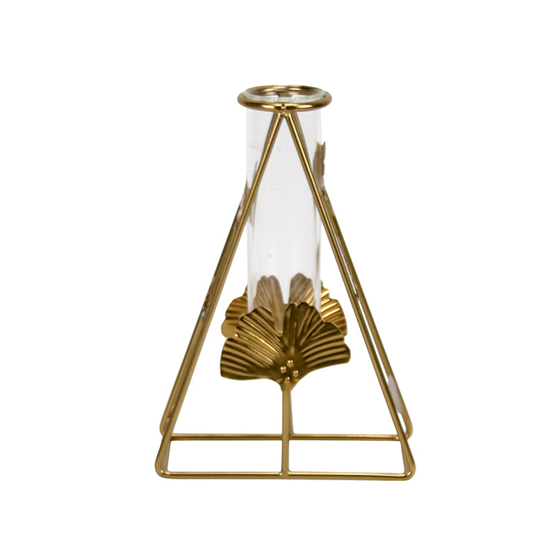 Vase - Gardenia Test Tube Planter - Gold