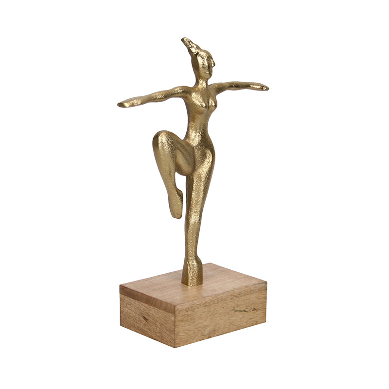 Buy Prima Ballerina Showpiece - Gold Showpieces from Vaaree