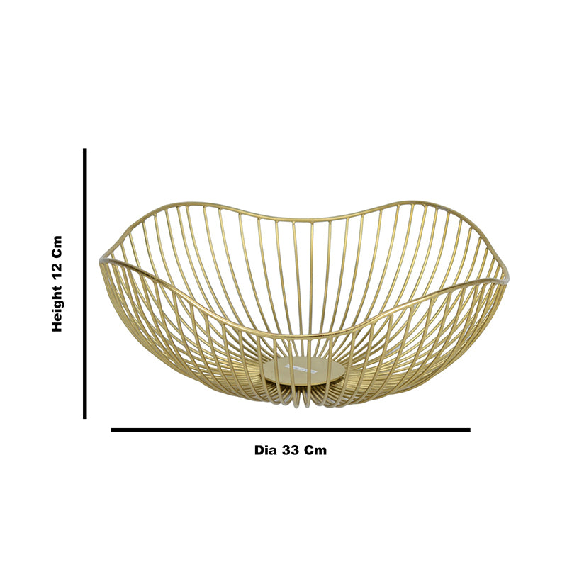 Fruit Basket - Ruflo Fruit Basket - Gold