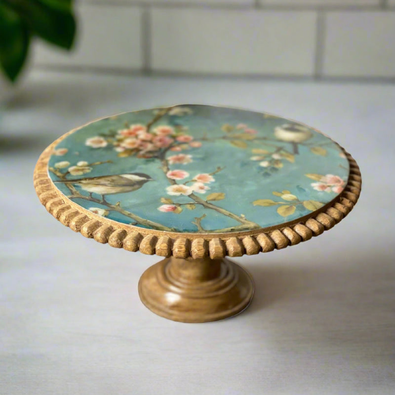 Cake Stand - Finch Flight Mangowood Cake Stand