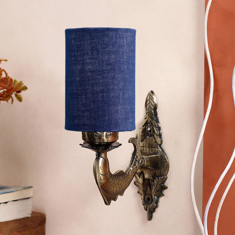 Wall Lamp - Ziada Stiva Cylindrical Wall Lamp - Blue