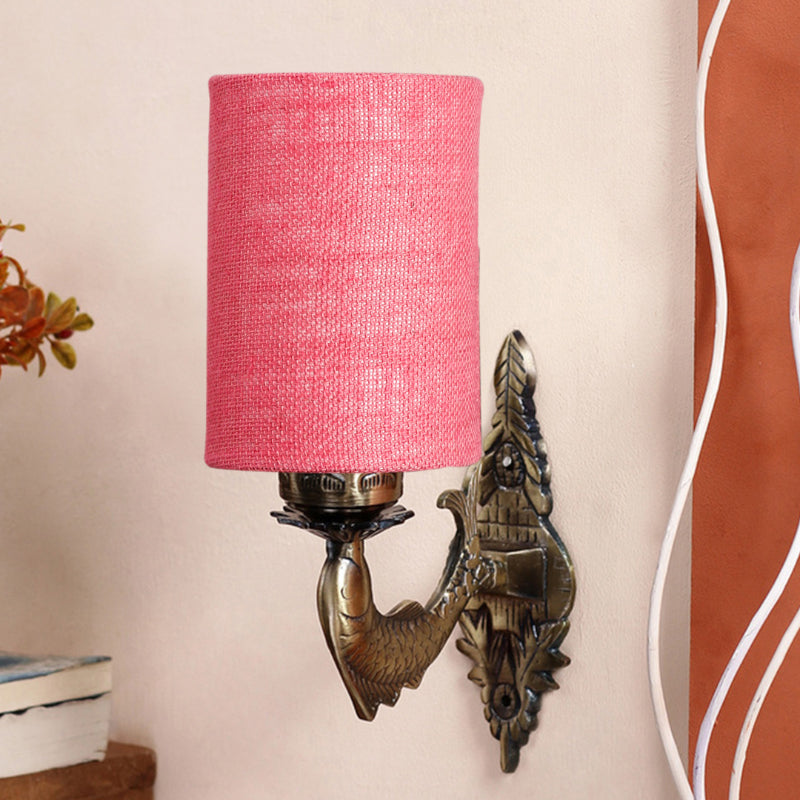 Wall Lamp - Ziada Stiva Cylindrical Wall Lamp - Pink