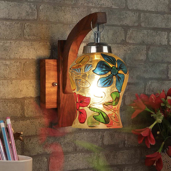 Buy Fumo Floral Mosaic Wall Lamp Wall Lamp from Vaaree