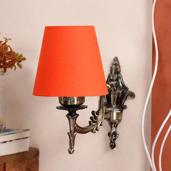 Buy Vista Edrel Conical Wall Lamp - Orange Wall Lamp from Vaaree