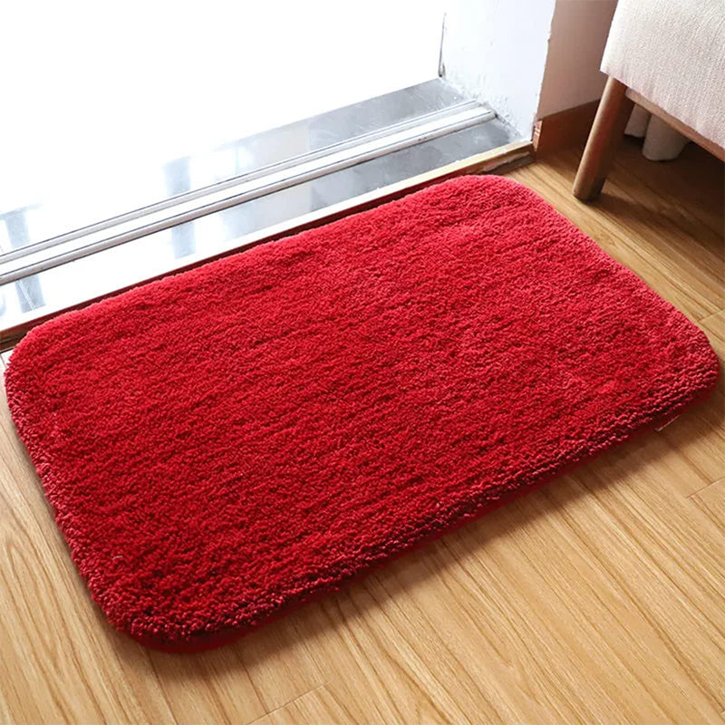 Buy Lois Anti Skid Bath Mat - Red Bath Mats from Vaaree