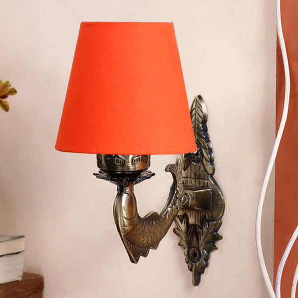 Buy Ziada Stiva Conical Wall Lamp - Orange Wall Lamp from Vaaree