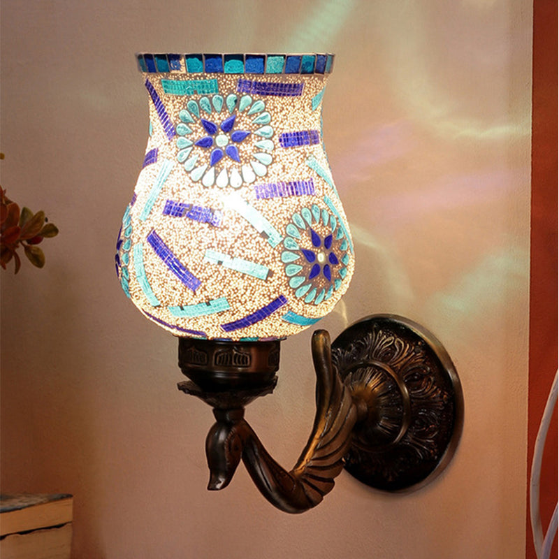 Wall Lamp - Tara Retro Mosaic Wall Lamp